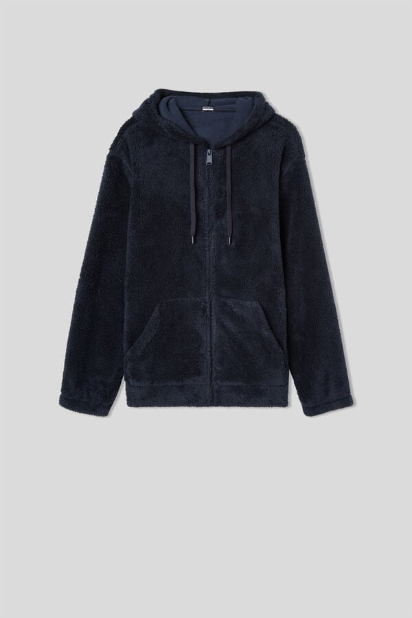 Intimissimi Sudadera Efecto Peluche Con Cremallera