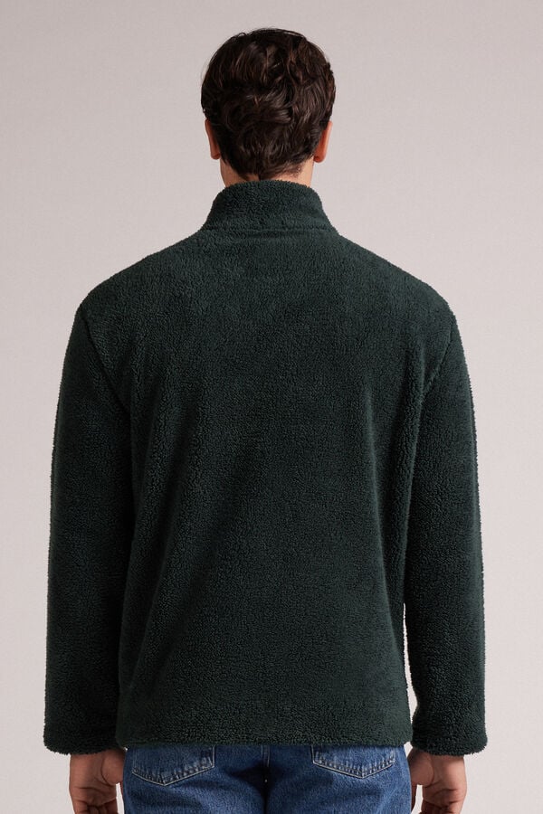 Intimissimi Sudadera Efecto Peluche con Cremallera