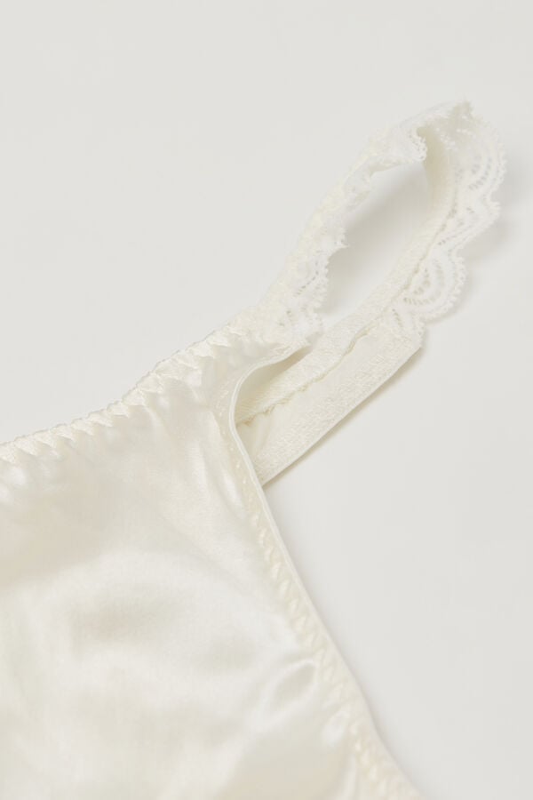 Intimissimi Tanga De Seda Y Encaje