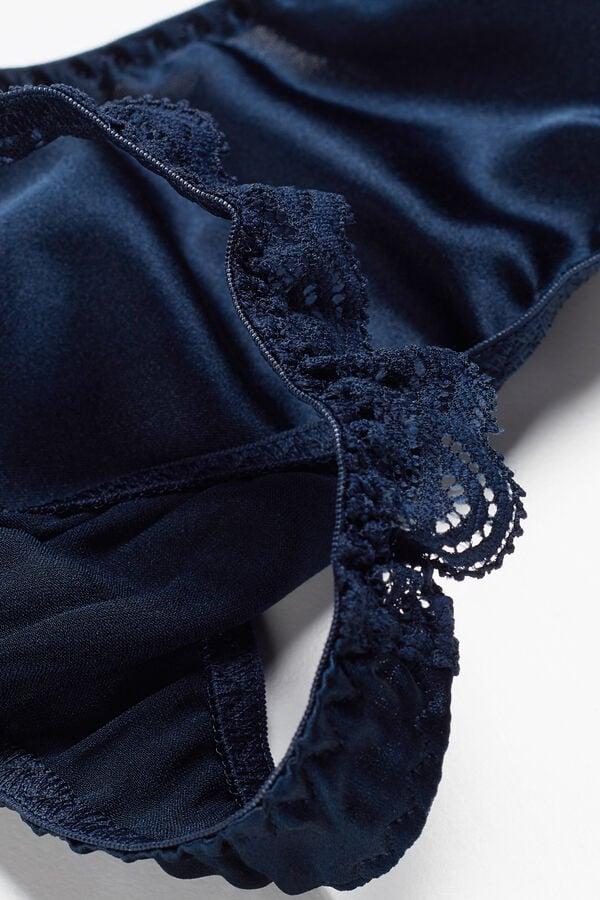 Intimissimi Tanga De Seda Y Encaje