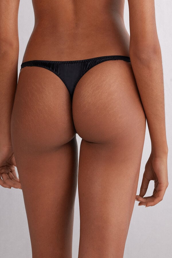 Intimissimi Tanga De Seda Y Encaje