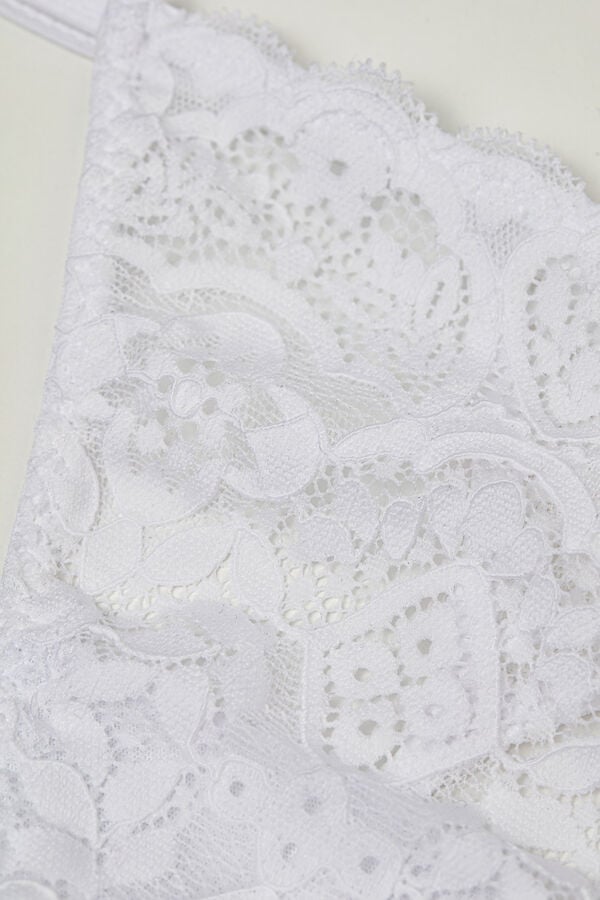 Intimissimi Tanga De Tira Lateral De Encaje