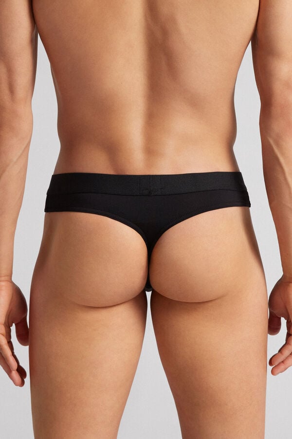 Intimissimi Tanga Hombre de Microfibra con Logo