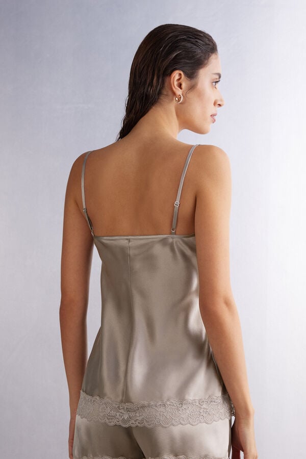 Intimissimi Top En Encaje Y Seda