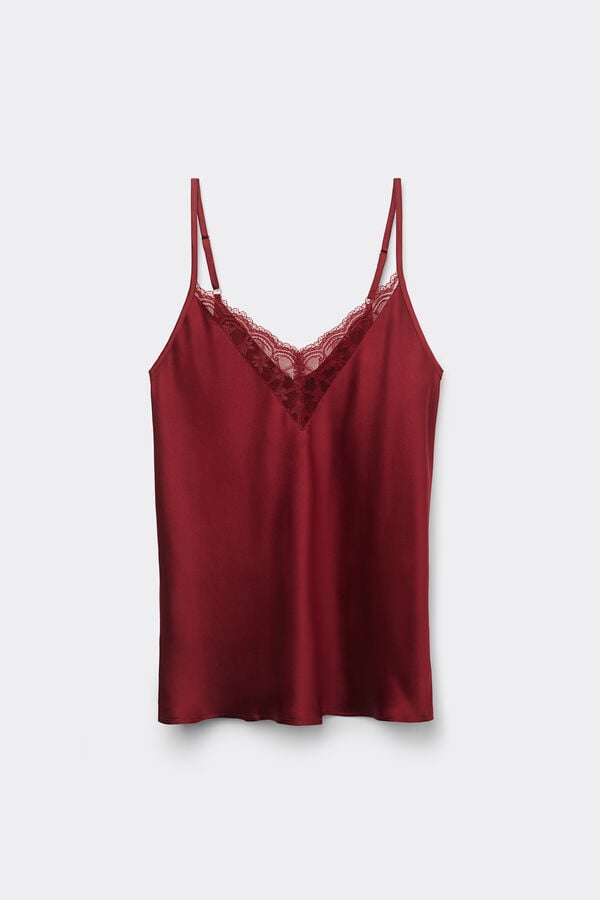 Intimissimi Top Seda Y Encaje She Is A Classic