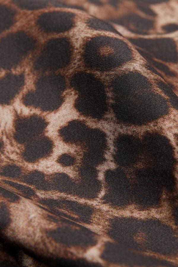 Intimissimi Kimono De Raso De Viscosa Luxurious Leopard