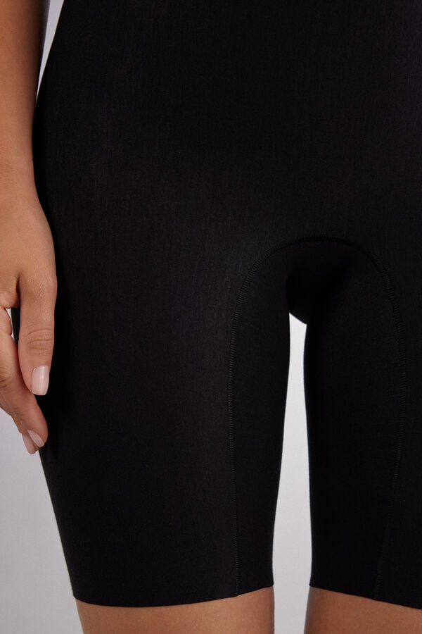 Intimissimi Pantalón Corto de Tiro Alto de Algodón Light Shaping