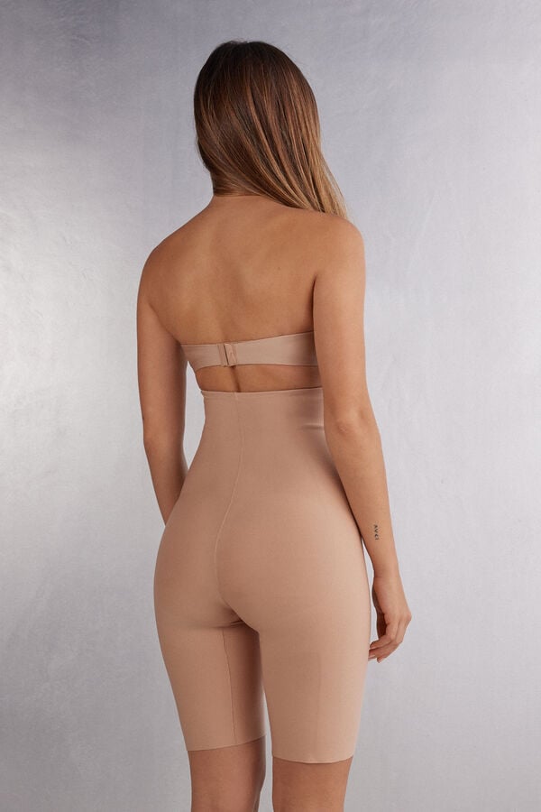 Intimissimi Pantalón Corto Modelador En Microfibra Sin Costuras