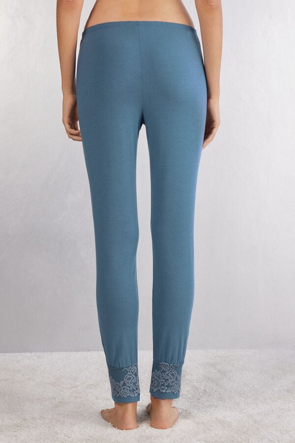 Intimissimi Pantalón Largo De Modal Con Bajo Elástico Pretty Flowers