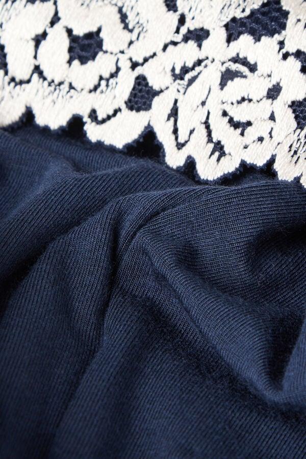 Intimissimi Pantalón Largo De Modal Con Volante Pretty Flowers