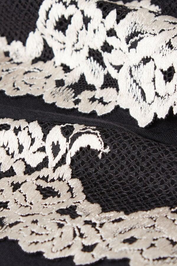 Intimissimi Pantalón Largo De Modal Con Volante Pretty Flowers