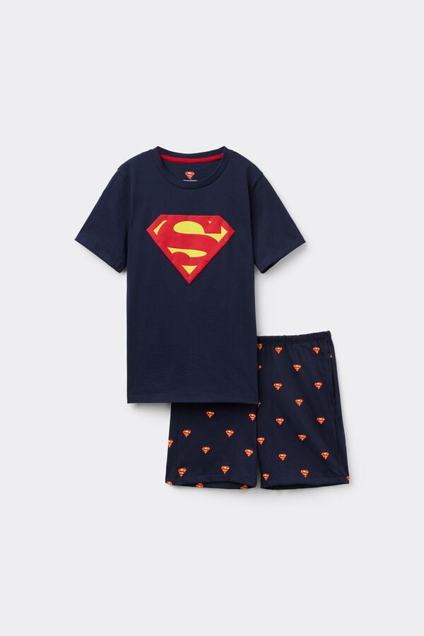 Intimissimi Pijama Corto De Algodón DC Comics Superman Para Niños