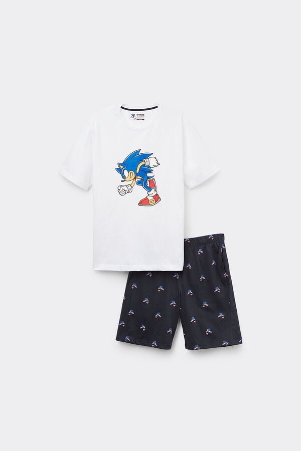 Intimissimi Pijama Corto Niño Algodón Estampado Sonic