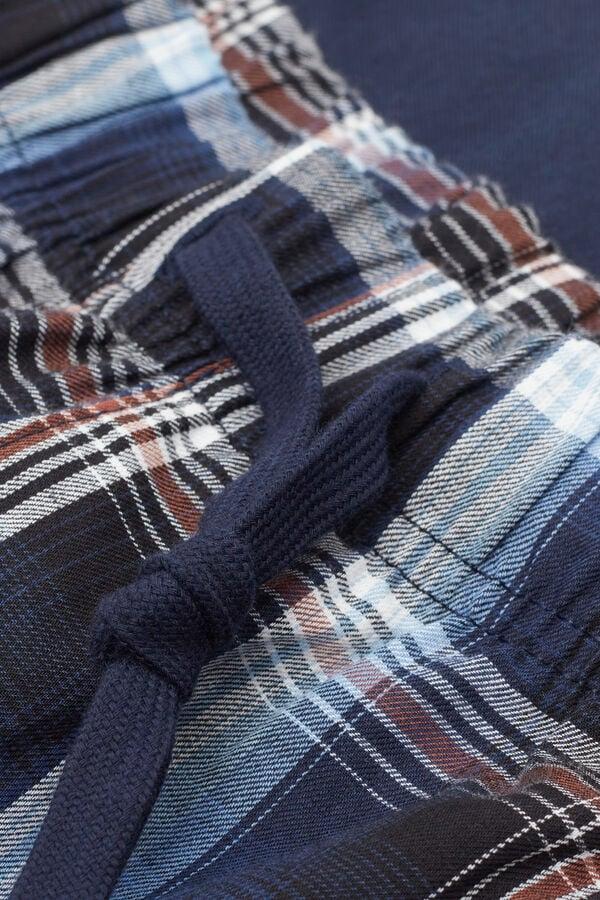 Intimissimi Pijama Largo De Algodón Y Tela A Cuadros