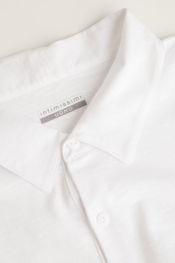 Intimissimi Polo De Manga Corta De Algodón Jaspeado