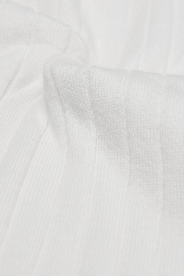 Intimissimi Polo De Manga Corta De Punto De Algodón De Canalé