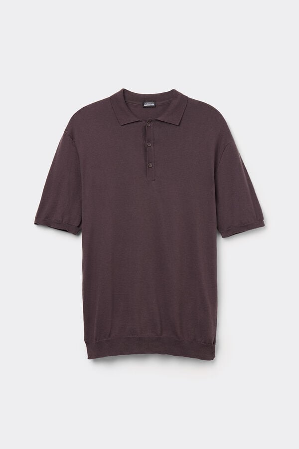 Intimissimi Polo De Manga Corta De Punto De Algodón