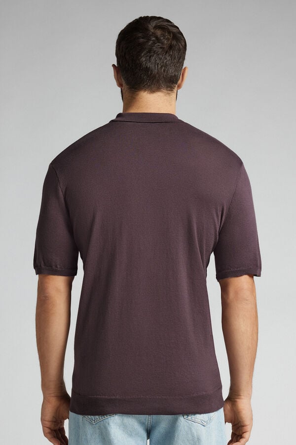 Intimissimi Polo de Manga Corta de Punto de Algodón