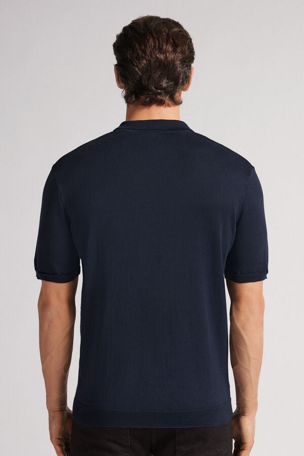 Intimissimi Polo de Manga Corta de Punto de Algodón