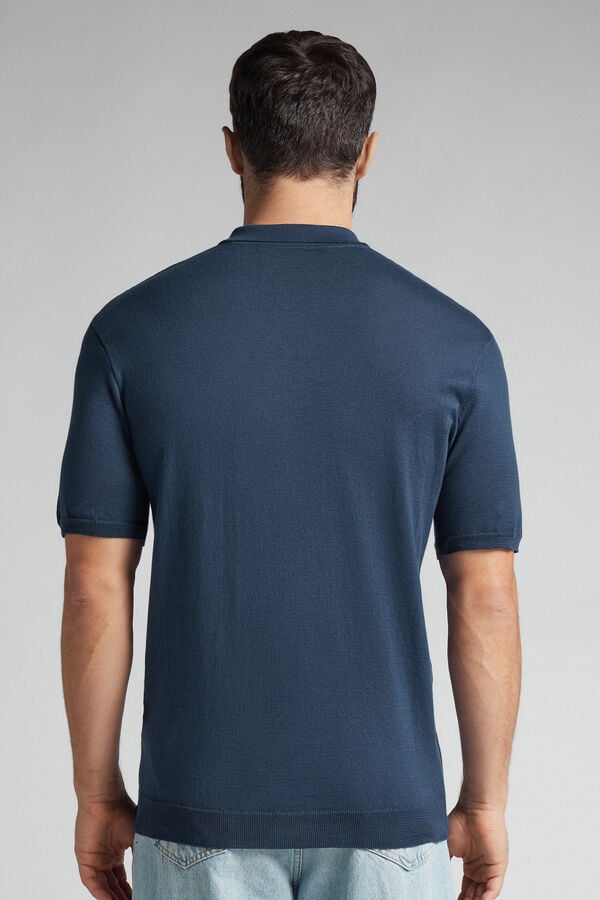 Intimissimi Polo de Manga Corta de Punto de Algodón