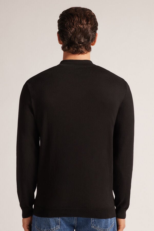 Intimissimi Polo Manga Larga de Punto con Cremallera