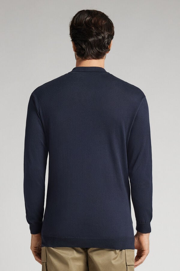 Intimissimi Polo Manga Larga de Punto con Cremallera