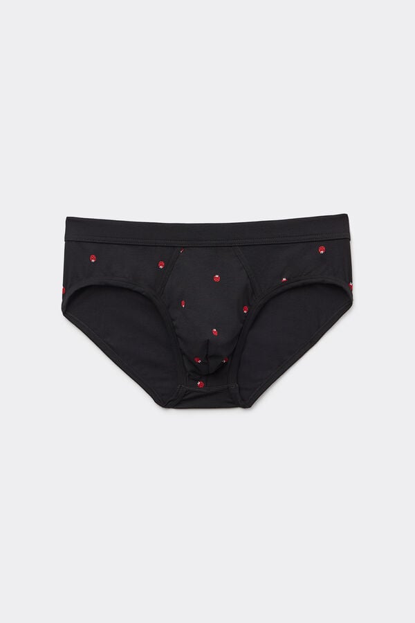 Intimissimi Slip Algodón Superior Estampado Mariquitas