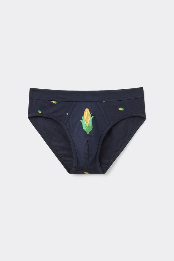 Intimissimi Slip Algodón Superior Estampado Mazorcas