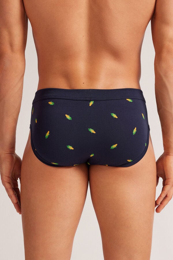 Intimissimi Slip Algodón Superior Estampado Mazorcas