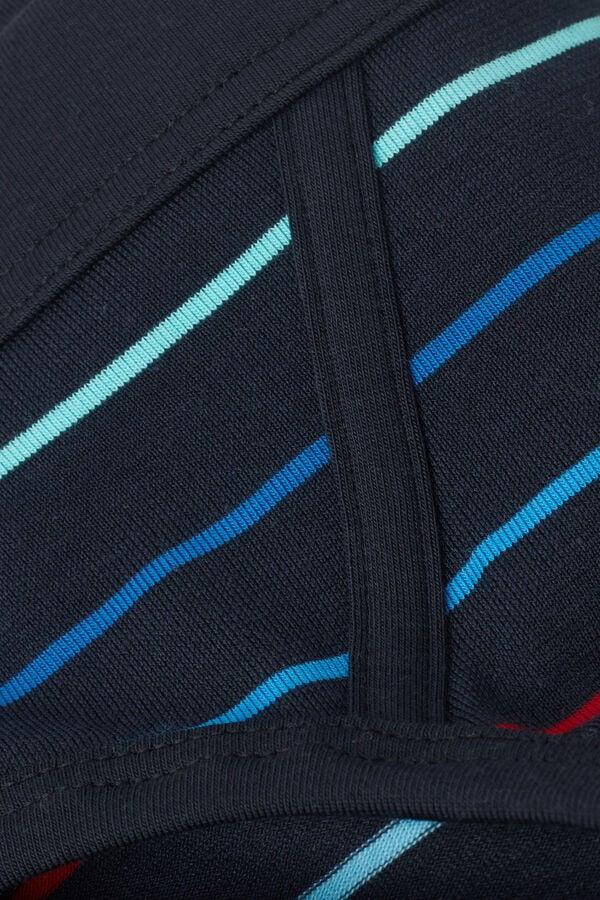 Intimissimi Slip Algodón Superior Estampado Rayas Multicolor