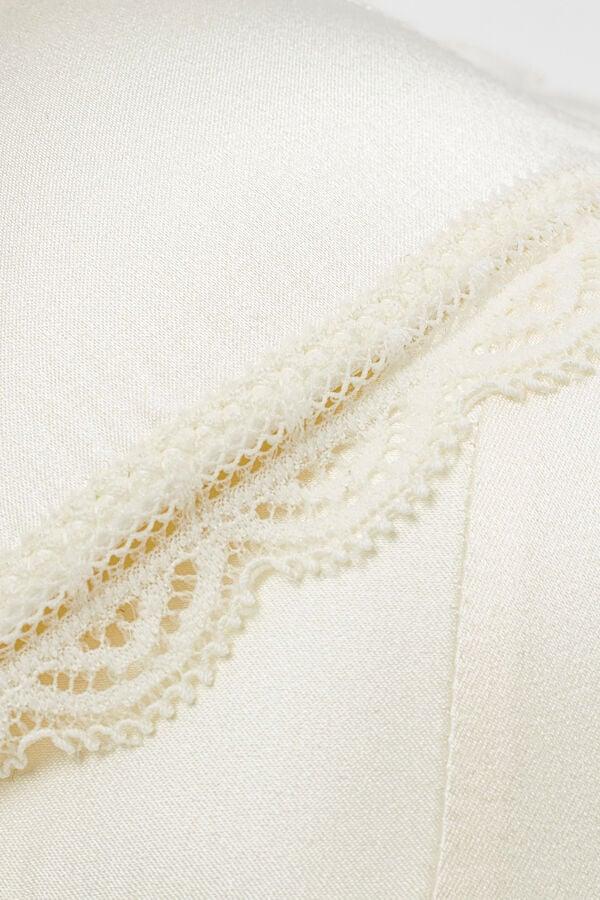 Intimissimi Sujetador De Triángulo De Seda Y Encaje Tiziana