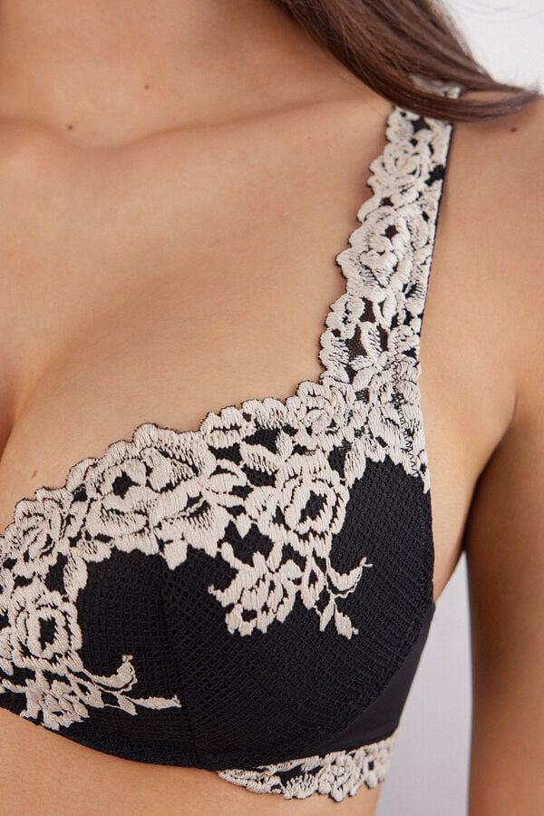 Intimissimi Sujetador Super Push-Up de Encaje Balconette Gioia Pretty Flowers
