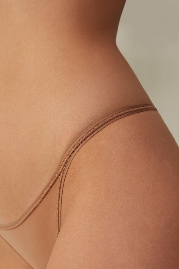 Intimissimi Tanga Con Tira Lateral De Microfibra Ultraligera