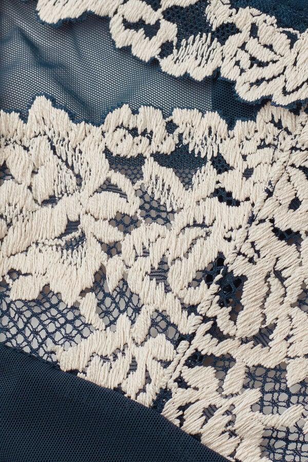 Intimissimi Tanga De Hilo Con Volantes De Encaje Pretty Flowers