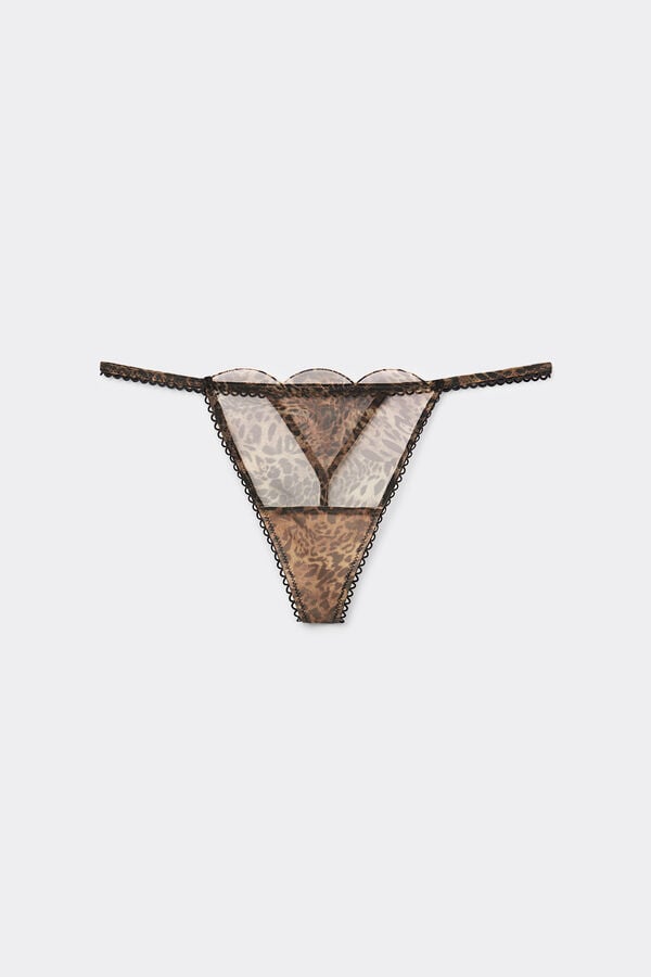 Intimissimi Tanga Tira Lateral Estampado Animal Always Glamorous