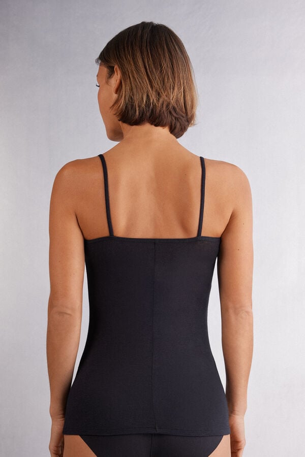 Intimissimi Top De Modal Ultraligero Con Cashmere Y Encaje