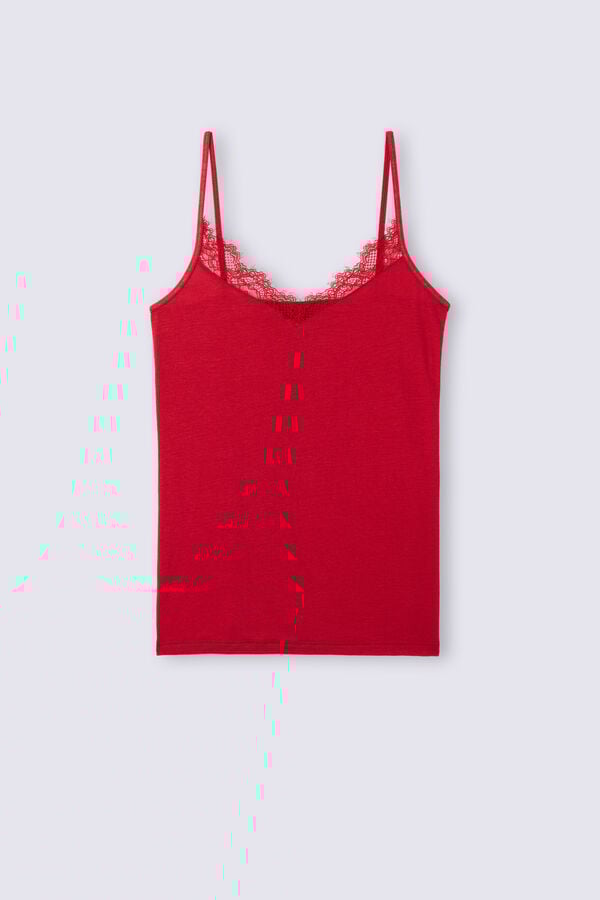 Intimissimi Top De Modal Ultraligero Con Cashmere Y Encaje