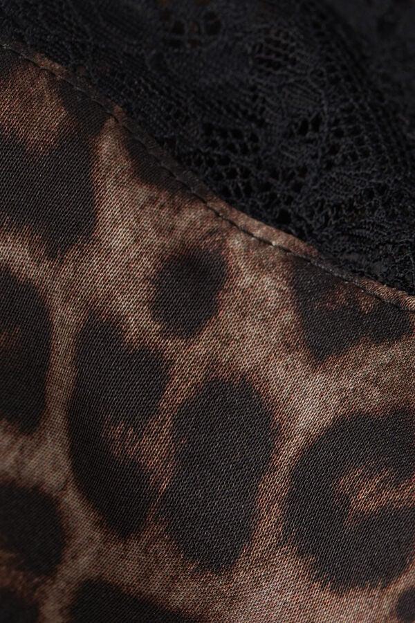 Intimissimi Top De Raso De Viscosa Luxurious Leopard