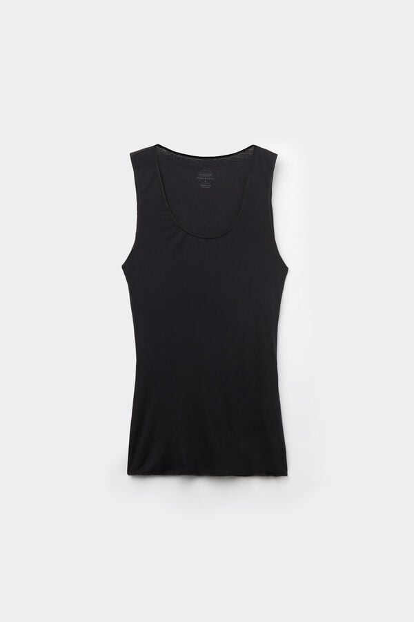 Intimissimi Top Sin Mangas De Cashmere Ultraligero De Modal