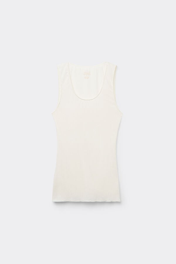 Intimissimi Top Sin Mangas De Cashmere Ultraligero De Modal