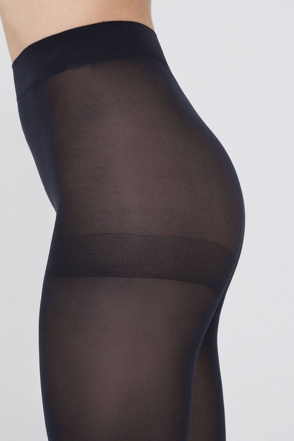 Tezenis 2 Pares De Medias Tupidas De Microfibra De 50 Denier