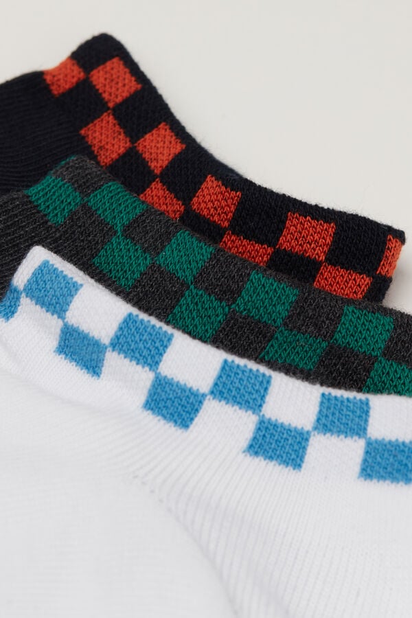 Tezenis 3 Pares De Calcetines Tobilleros De Algodón Estampados Para Bebé