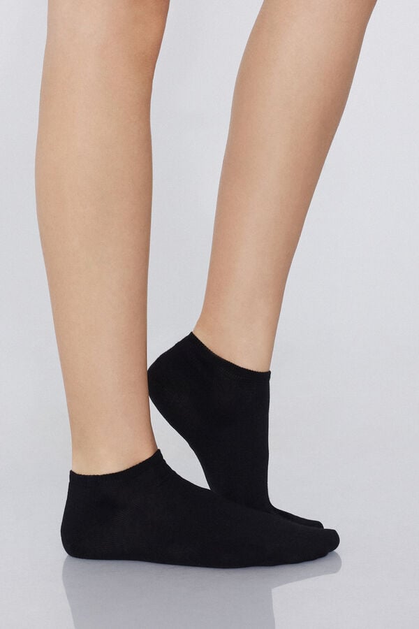 Tezenis 5 Pares de Calcetines Cortos de Algodón de Color Liso