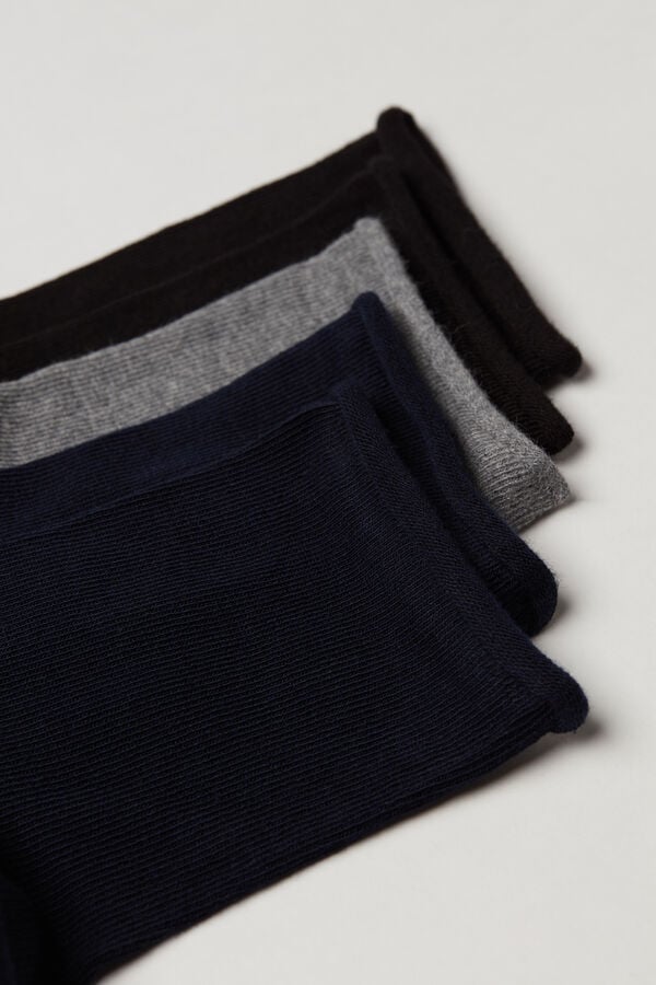 Tezenis 5 Pares De Calcetines Cortos De Algodón Sin Borde