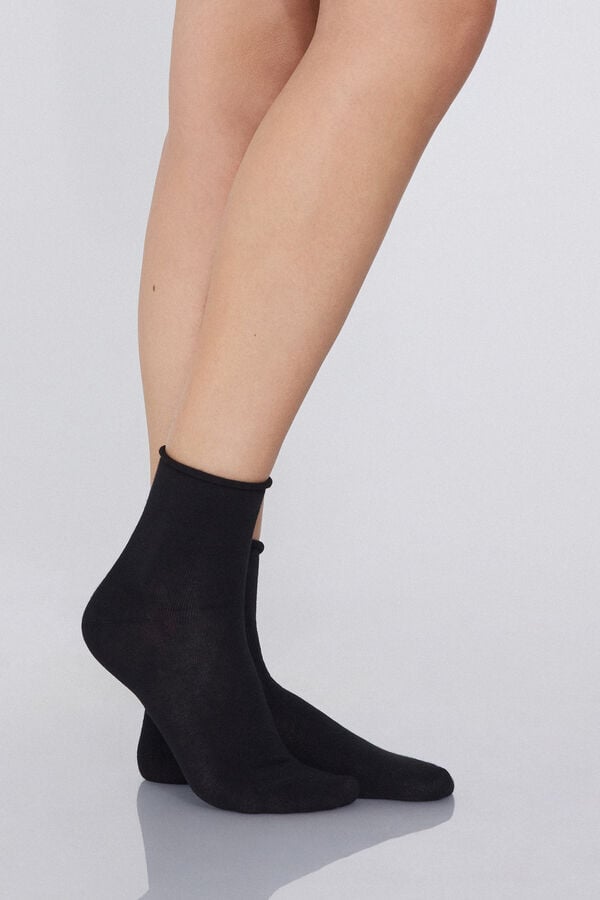 Tezenis 5 Pares de Calcetines Cortos de Algodón Sin Borde