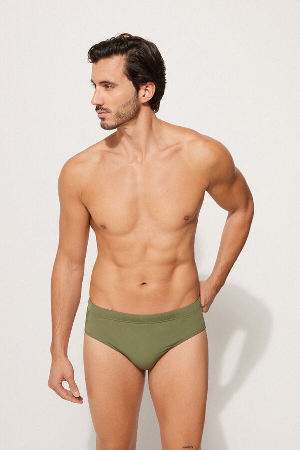 Tezenis Bañador De Slip Básico De Microfibra De Color Liso