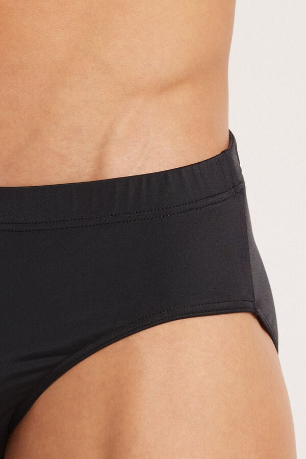 Tezenis Bañador De Slip Básico De Microfibra De Color Liso