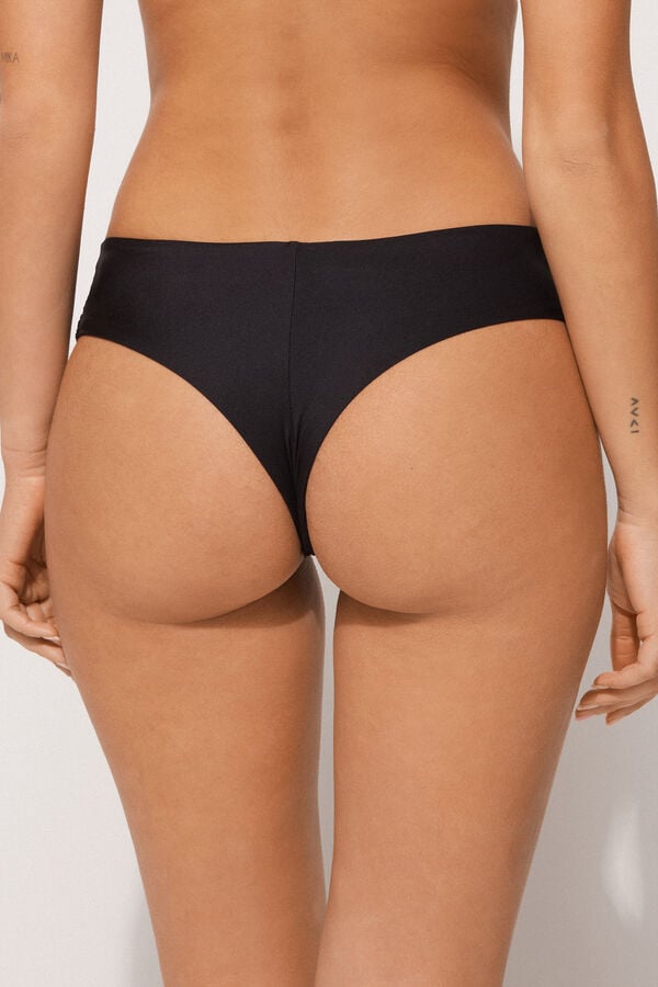 Tezenis Bikini Brasileño Alto Y Reciclado Con Frunce Lateral