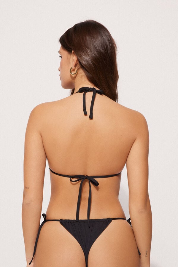 Tezenis Bikini Triángulo Reciclado Con Cortinilla Sin Relleno