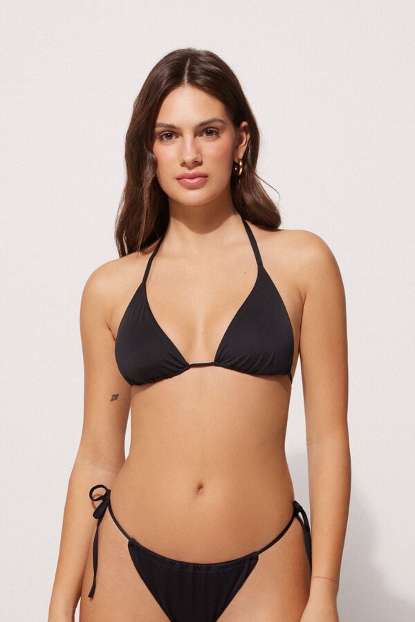 Tezenis Bikini Triángulo Reciclado Con Cortinilla Sin Relleno